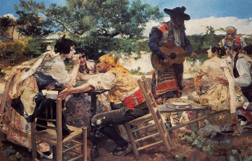 バレンシアの情景画家ホアキン・ソローリャ Oil Paintings